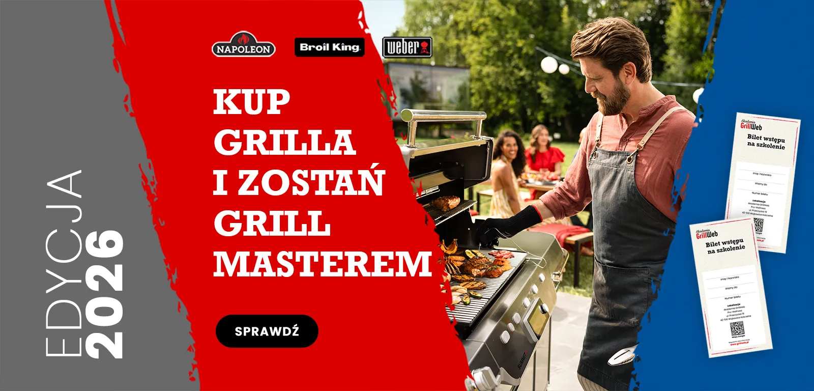 Kup grilla zostań Grill Masterem