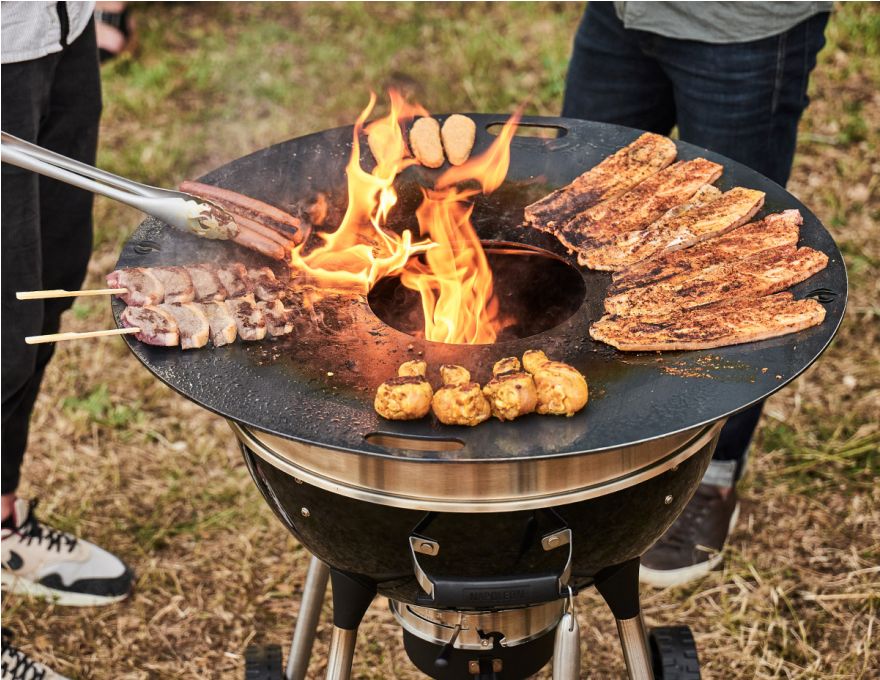 Stalowa płyta grillowa do grill węglowych 18" i 22" Nowość 2025 - 4