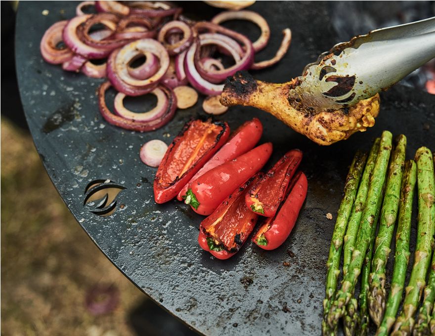Stalowa płyta grillowa do grill węglowych 18" i 22" Nowość 2025 - 3