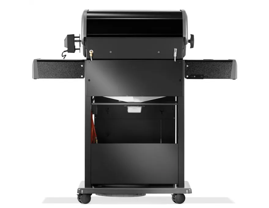 Rogue 425 Grill gazowy z palnikiem rożna,  kuchenką boczną i rożnem w komplecie, czarny - 3