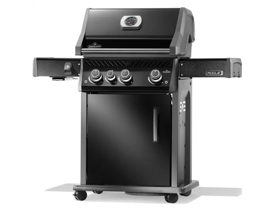 Rogue PRO 425 Grill gazowy z palnikiem bocznym Sizzle Zone™, Czarny - 2