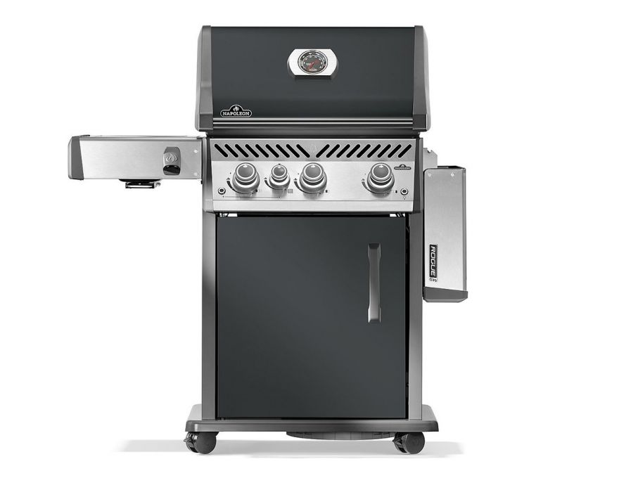 Rogue PRO 425 Grill gazowy z palnikiem bocznym Sizzle Zone™, Szary, z planchą i szpatułmi w komplecie - 3