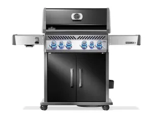 Rogue PRO-S 525 Grill gazowy z palnikiem rożna, palnikiem bocznym Sizzle Zone™ Czarny