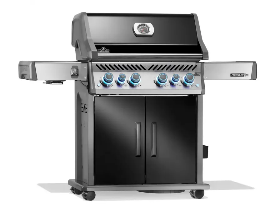 Rogue PRO-S 525 Grill gazowy z palnikiem rożna, palnikiem bocznym Sizzle Zone™ Czarny - 2
