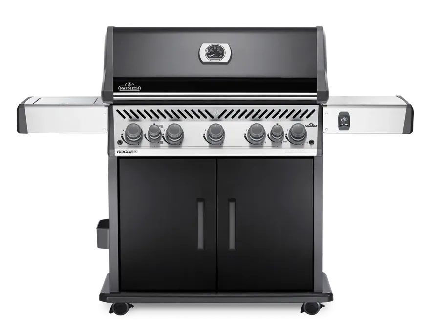Rogue PRO-S 625 Grill gazowy z palnikiem rożna,  palnikiem bocznym Sizzle Zone™ Czarny