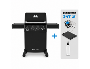 Grill gazowy Crown 410  Shadow + akcesoria (11242, 61935, 50945)