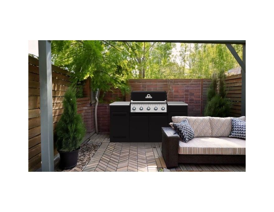 Zestaw grill gazowy + szafki: Baron 520 BI Wyspa - 10