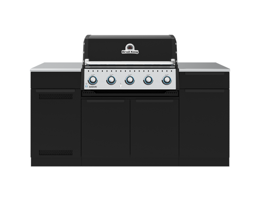 Zestaw grill gazowy + szafki: Baron 520 BI Wyspa