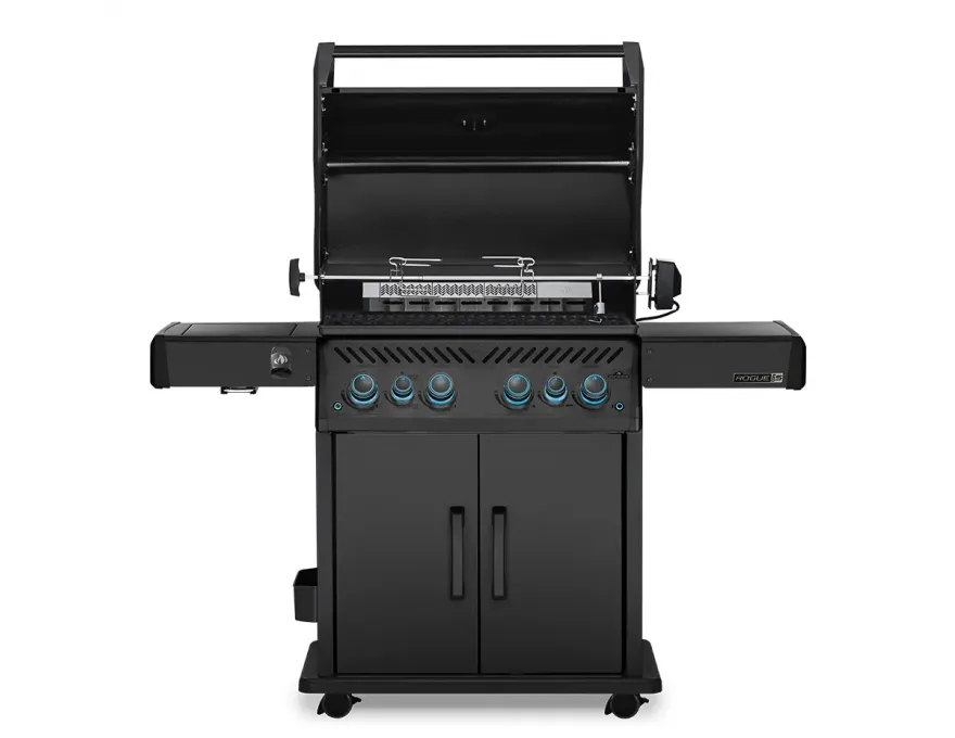 Rogue PRO-S 525 Grill gazowy z palnikiem rożna, palnikiem bocznym Sizzle Zone™ i rożnem, Czarny mat - 4