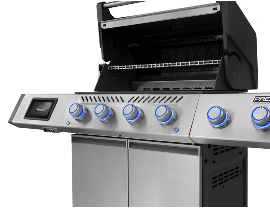 Grill gazowy Prestige PRO 500 z palnikiem rożna, palnikiem bocznym Sizzle Zone i rożnem, WiFi Stal Szlachetna - 4