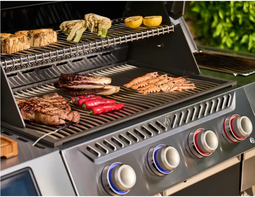 Grill gazowy Prestige PRO 500 z palnikiem rożna, palnikiem bocznym Sizzle Zone i rożnem, WiFi Stal Szlachetna - 7