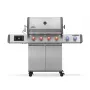 Grill gazowy Prestige PRO 500 z palnikiem rożna, palnikiem bocznym Sizzle Zone i rożnem, WiFi Stal Szlachetna