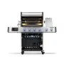 Grill gazowy Prestige PRO 500 z palnikiem rożna, palnikiem bocznym Sizzle Zone i rożnem, WiFi Stal Szlachetna - 3