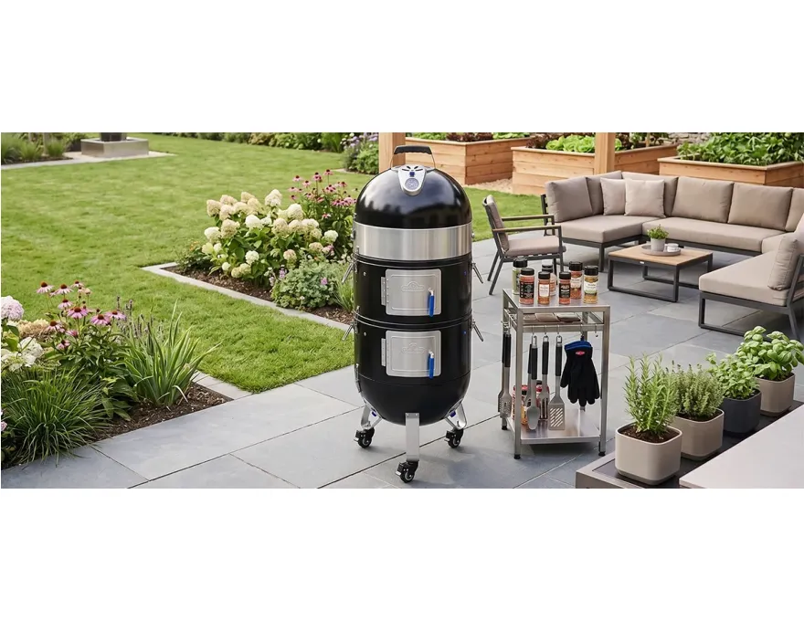 Wędzarnia grill węglowy Apollo 18 (47 cm) - 5