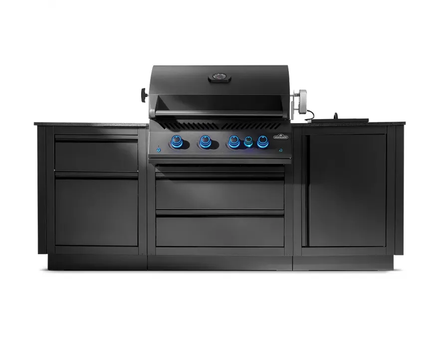 Kuchnia zewnętrzna grill gazowy OASIS™ 106, do zabudowy serii 700 32-cale czarny mat