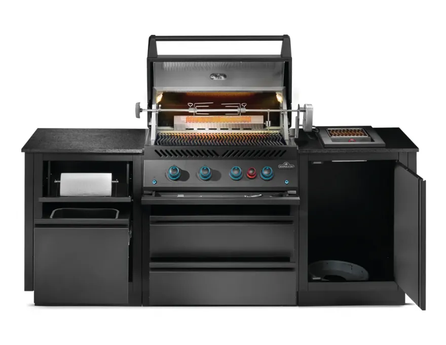 Kuchnia zewnętrzna grill gazowy OASIS™ 106, do zabudowy serii 700 32-cale czarny mat - 2