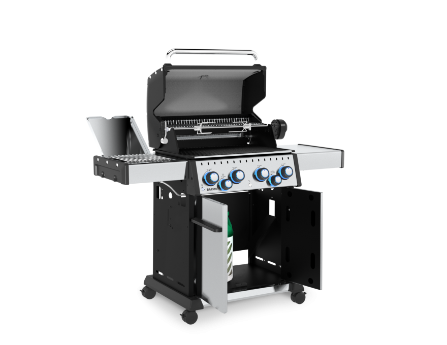 Grill gazowy Baron S 490 z rożnem - 3