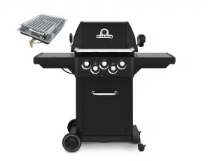Grill gazowy Royal 390 Shadow z rożnem edycja specjalna + palnik IR