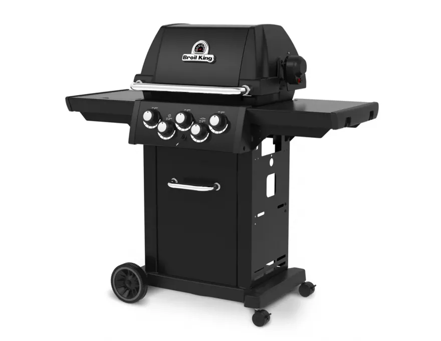 Grill gazowy Royal 390 Shadow z rożnem edycja specjalna + palnik IR - 5