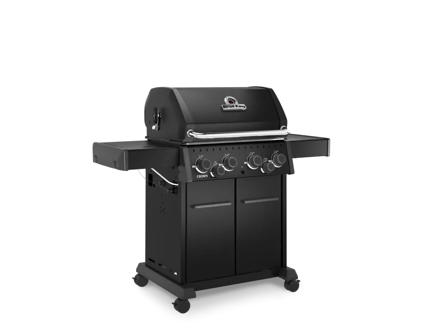 Grill gazowy Crown 490 Shadow z rożnem + akcesoria (11242, 61935, 50945) - 3