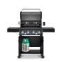 Grill gazowy Baron 490 IR Shadow z rożnem + pokrowiec gratis - 4