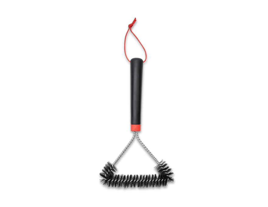 Trójstronna szczotka do grilla, 30 cm