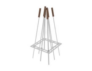 Ruszt Brazylijski Churrasco Set Large