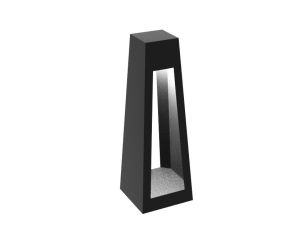 Lampa Bollard Mała Carbon