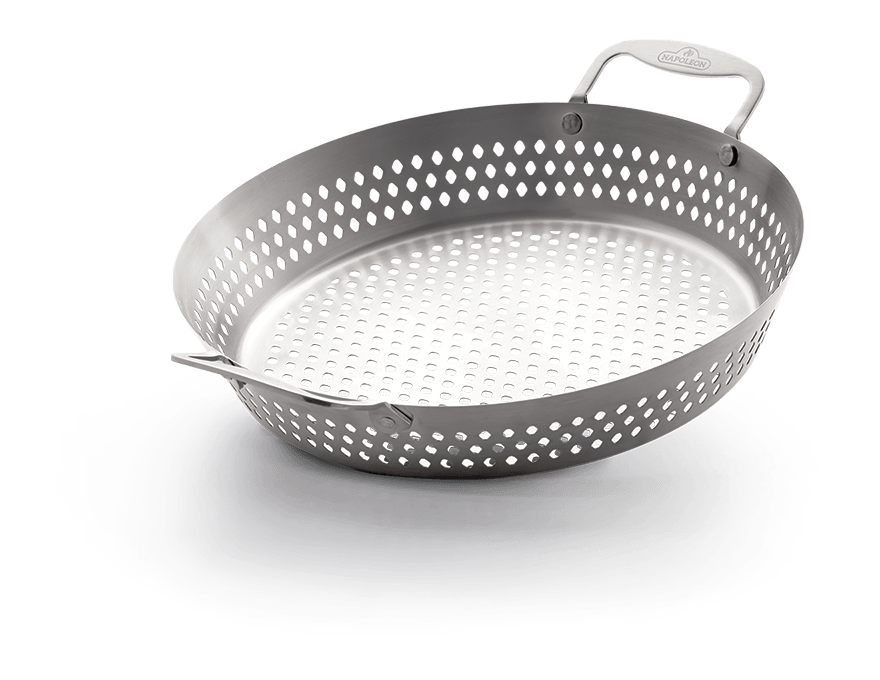 Kosz / wok do grillownia ze stali nierdzewnej