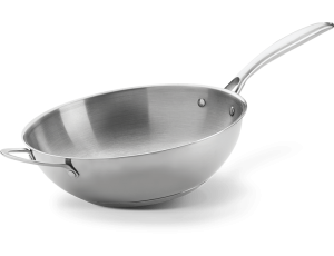Wok ze stali nierdzewnej