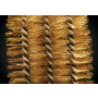 Trzyrzędowa szczotka do grilla z włosiem z mosiądzu - 2