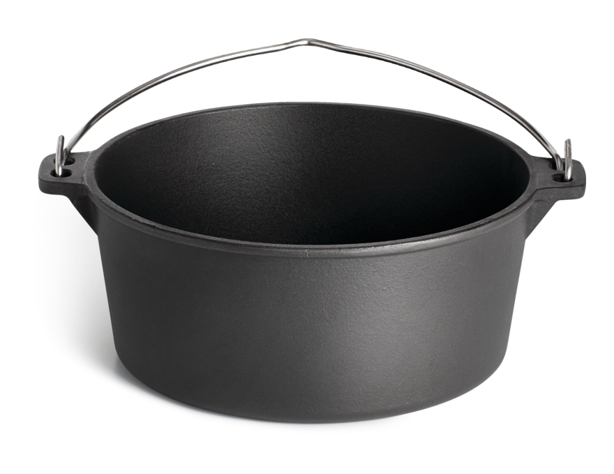 Żeliwny kociołek holenderski 25cm, 4,5L - 3
