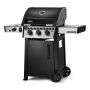 Grill gazowy Legend 365 z palnikiem bocznym Sizzle Zone™, Czarny