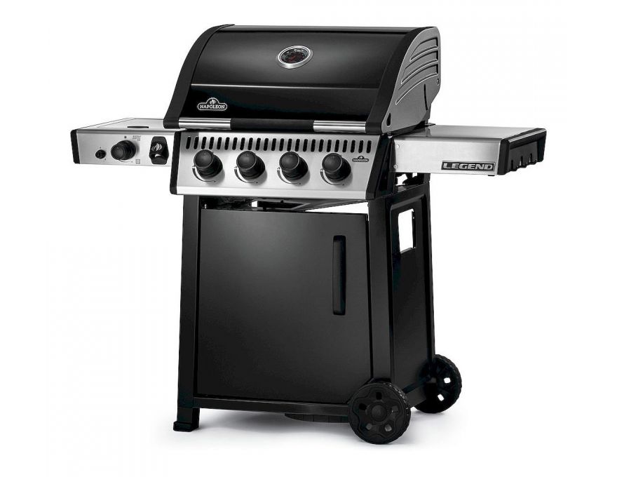 Grill gazowy Legend 425 z palnikiem bocznym Sizzle Zone™, Czarny - 2