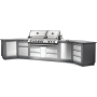 Grill gazowy do zabudowy  Prestige Pro™ 825 z rożnem - 3