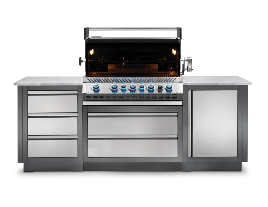 Grill gazowy do zabudowy  Prestige Pro™ 665 z rożnem - 3