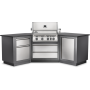 Grill gazowy do zabudowy Prestige Pro 500 z rożnem - 2