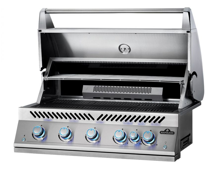 Grill gazowy do zabudowy 38'' seria 700 z rożnem - 2