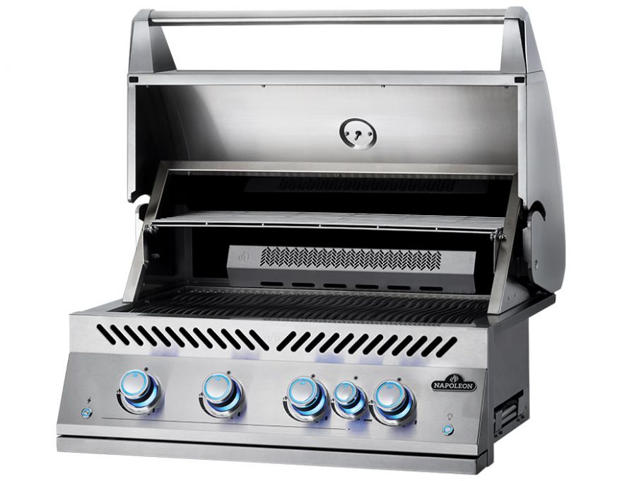 Grill gazowy do zabudowy 32'' seria 700 z rożnem - 2