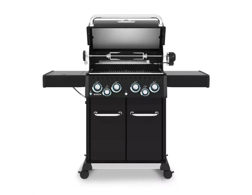Grill gazowy Baron 490 Shadow z rożnem - 3