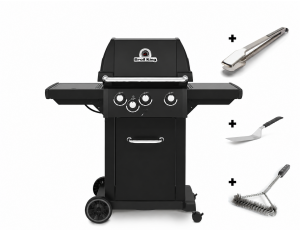 Grill gazowy Royal 340 Shadow + zestaw akcesoriów Broil King (art. 64036, 64031, 65641)