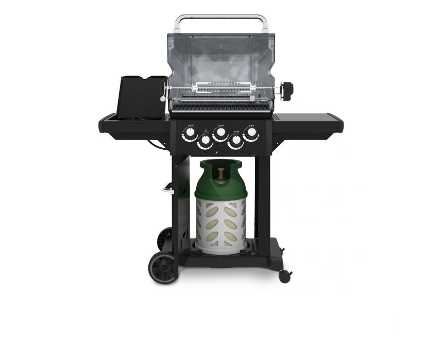 Grill gazowy Royal 390 Shadow z rożnem + zestaw akcesoriów Broil King (art. 64036, 64031, 65641) - 4