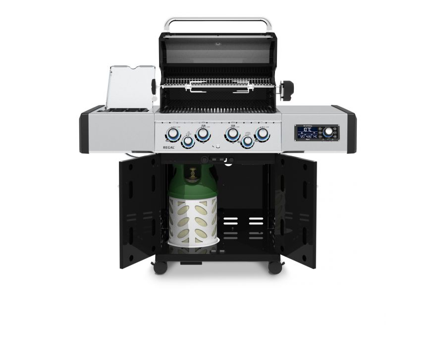 Grill gazowy Regal Q 490 iQue z rożnem - 3